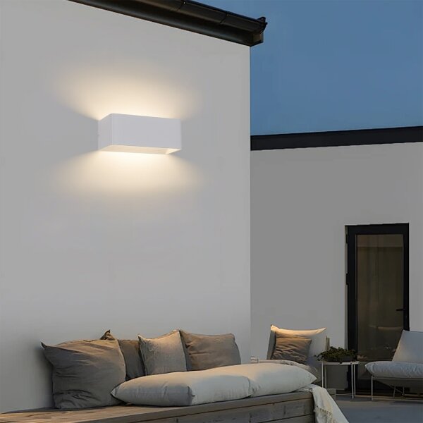 Brilagi - LED външно стенно осветително тяло DONNANI LED/7W/230V бяло IP44