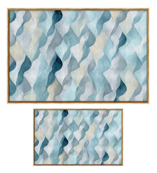 Сини килими за баня в комплект 2 бр. 60x100 cm – Foutastic