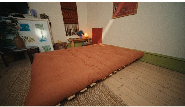 Бежов разтегателен диван 140 cm Roots - Karup Design