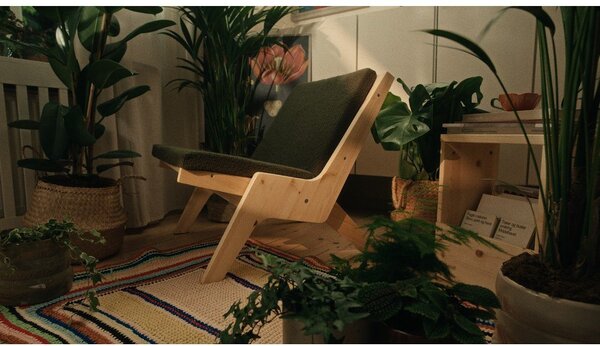 Зелено кресло Sway – Karup Design