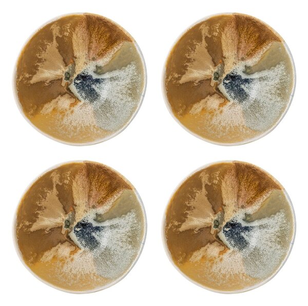 Кремави глинени купички в комплект от 4 бр. 525 ml Lacey – Bloomingville