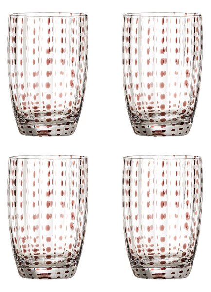 Стъклени чаши в комплект от 4 бр. 350 ml Brinley – Bloomingville