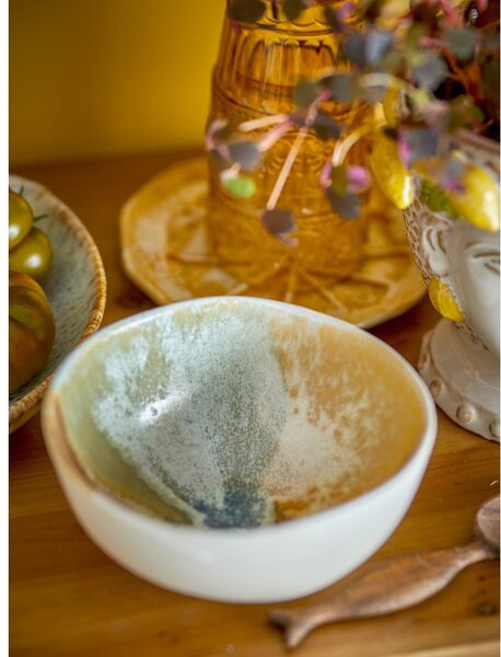 Кремави глинени купички в комплект от 4 бр. 525 ml Lacey – Bloomingville