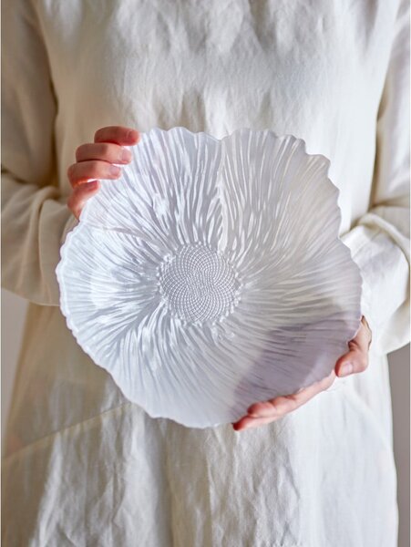Стъклена декоративна купа ø 26 cm Iani – Bloomingville