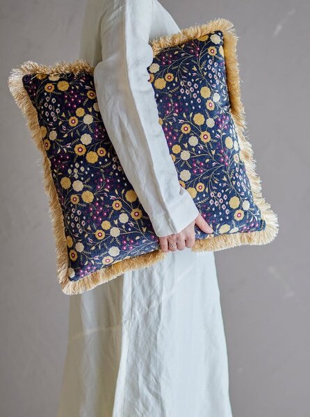 Декоративна възглавница със смес от памук 45x45 cm Eydis – Bloomingville