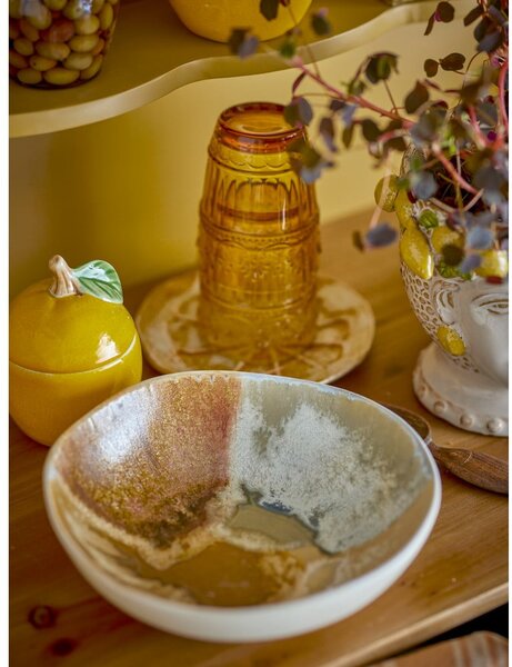 Кремави глинени купички в комплект от 4 бр. 625 ml Lacey – Bloomingville