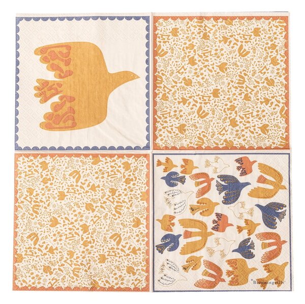 Хартиени салфетки в комплект 20 бр. 33x33 cm Anniversary – Bloomingville