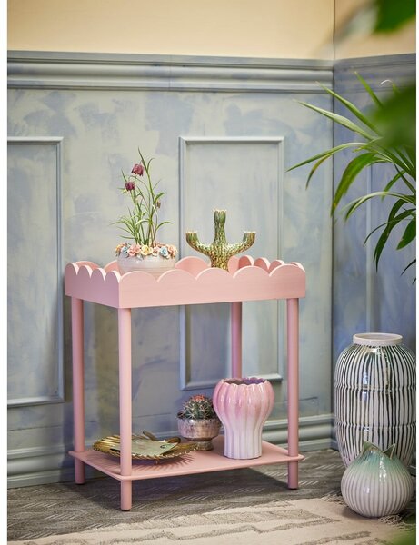 Розова конзолна маса от масивен бор 40x60 cm Isola – Bloomingville