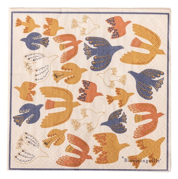 Хартиени салфетки в комплект 20 бр. 33x33 cm Anniversary – Bloomingville