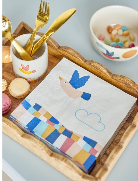 Хартиени салфетки в комплект 20 бр. 33x33 cm Colorine – Bloomingville Mini