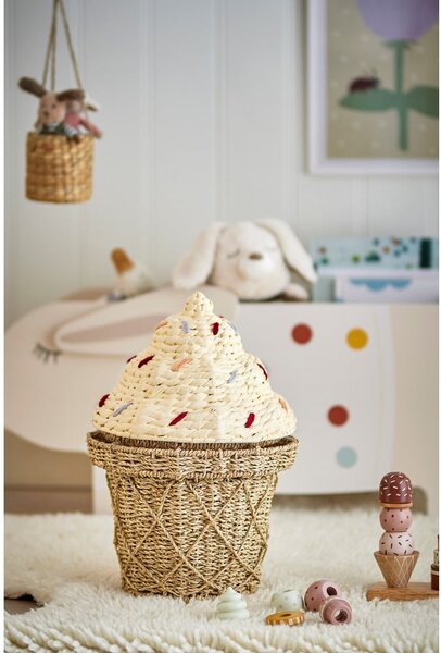 Детска кошница за играчки от морска трева в естествен цвят ø 28x41 cm Cillie – Bloomingville Mini