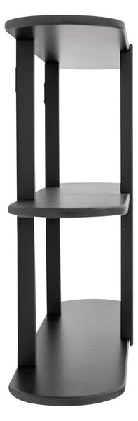 Черен на няколко нива стенен рафт 80 cm Vicente – Bloomingville