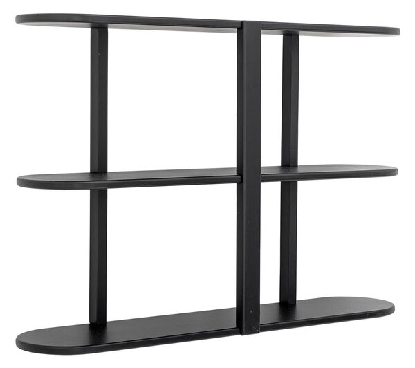 Черен на няколко нива стенен рафт 80 cm Vicente – Bloomingville