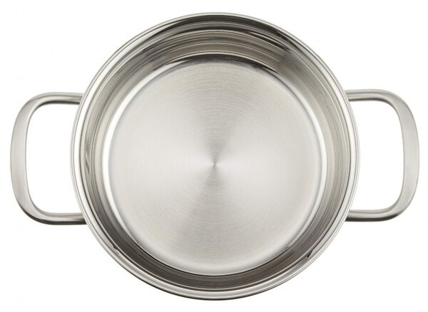 Тенджера Zwilling Pico 66652120, 0.8 л, 12 см, Стъклен капак, Неръждаема стомана 18/10, Фурна и Индукция, Сребрист
