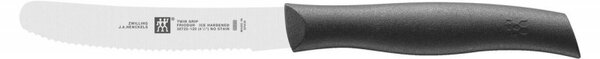 Комплект за рязане и белене Zwilling TWIN Grip 38738000, 3 части, Неръждаема стомана 18/10, Остриета с FRIODUR ледено закаляване, Устойчиви на корозия, Сребрист/черен