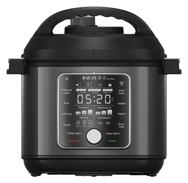 Мултикукър Instant Pot Pro Plus 112020101, 1200W, 5.7 л, 10 програми, WiFi управление, Неръждаема стомана, Черен