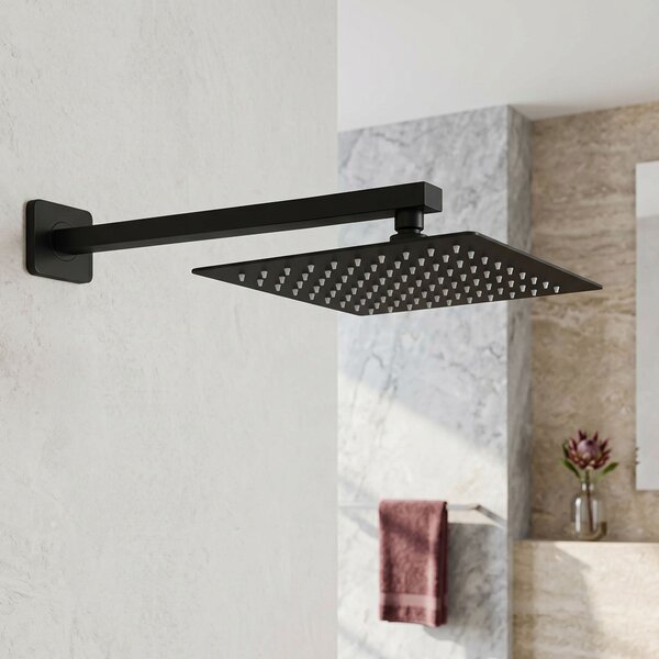 Квадратен душ пита REA JS-P015B 25cm Black
