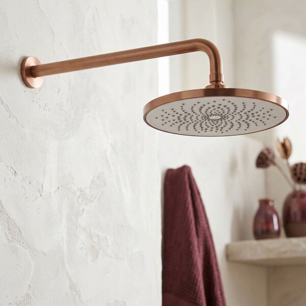 Кръгла душ глава REA JS-021BRG Brush Copper