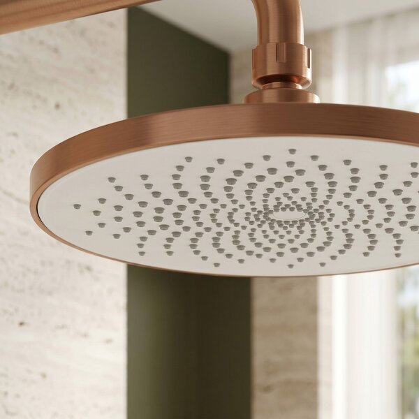 Кръгла душ глава REA JS-021BRG Brush Copper