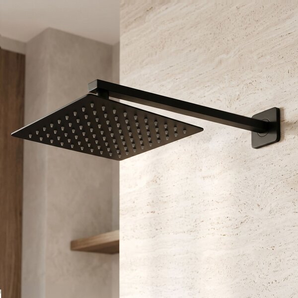 Квадратен душ пита REA JS-P015B 25cm Black