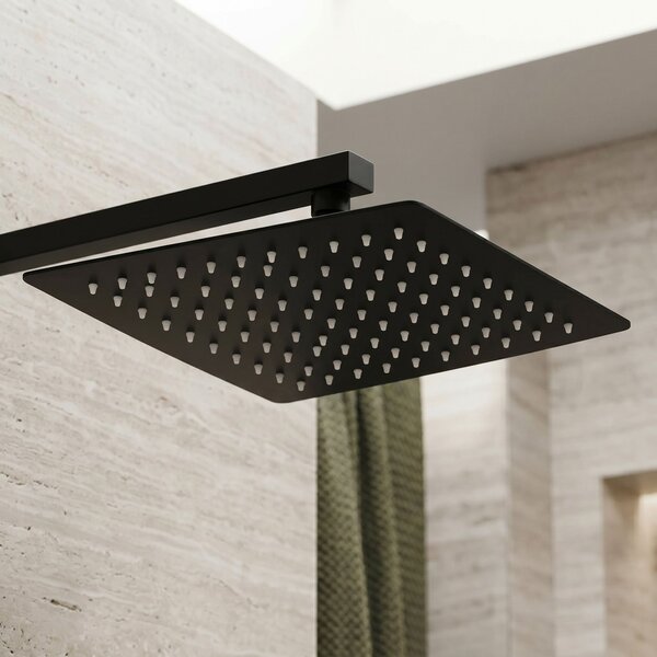 Квадратен душ пита REA JS-P015B 25cm Black