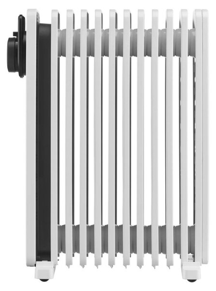 Маслен радиатор Midea MHO2311MCPW, 2300W, 20 м2, 11 ребра, 3 степени, Механичен термостат, Таймер, Бял