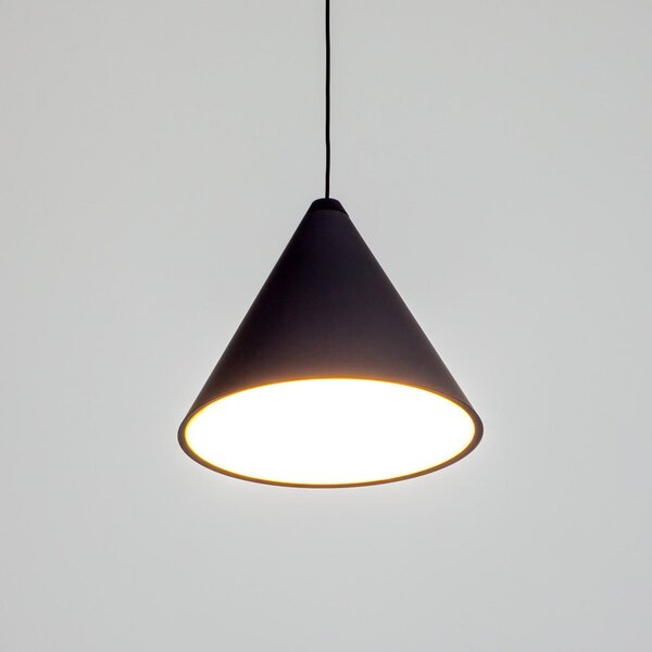 FLOS String light висяща лампа, 12 м кабел, конус, Затъмняване, Черен, Дневна/трапезария, Алуминий, Дизайн