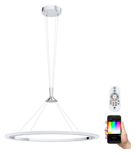 Eglo 98427 - LED RGB димируем полилей на кабел HORNITOS-C LED/37W/230V + дистанционно управление