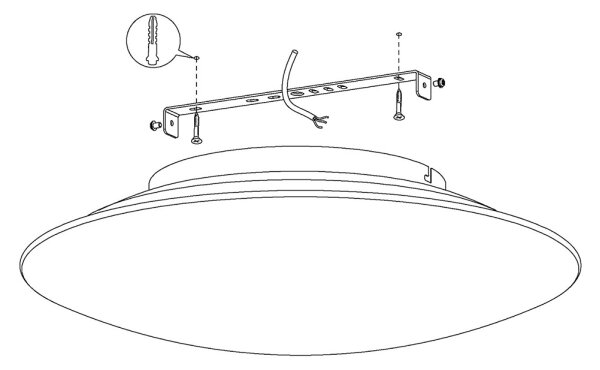 Eglo 97811 - LED RGB таванно осветително тяло FRATTINA-C с възможност за димиране LED/27W/230V