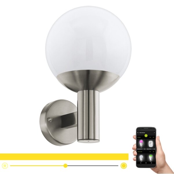 Eglo 97247 - LED външен стенен осветител NISIA-C 1xE27/9W/230V IP44