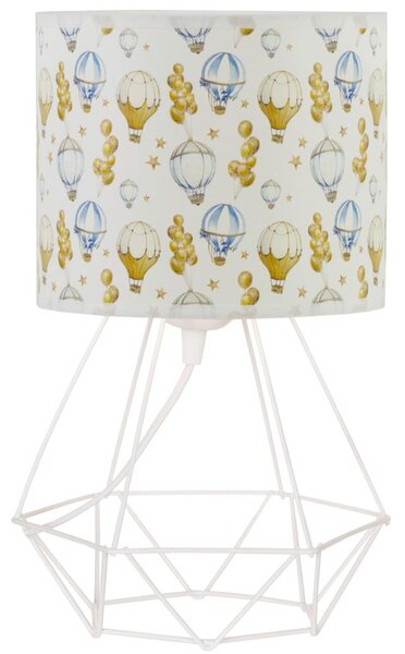 Детска настолна лампа KIDS ROOM 1xE27/60W/230V, диаметър 18 cm, дизайн с балони