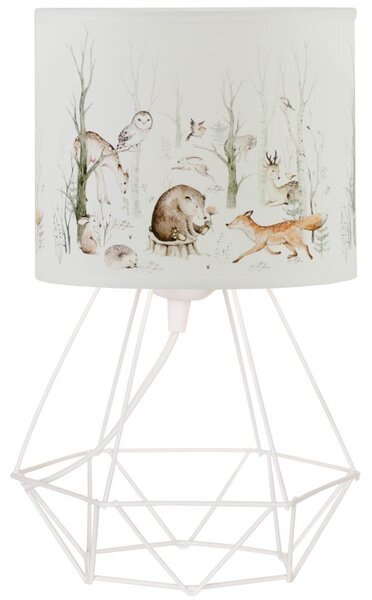 Детска настолна лампа KIDS ROOM 1xE27/60W/230V Ø 18 см с животински мотив