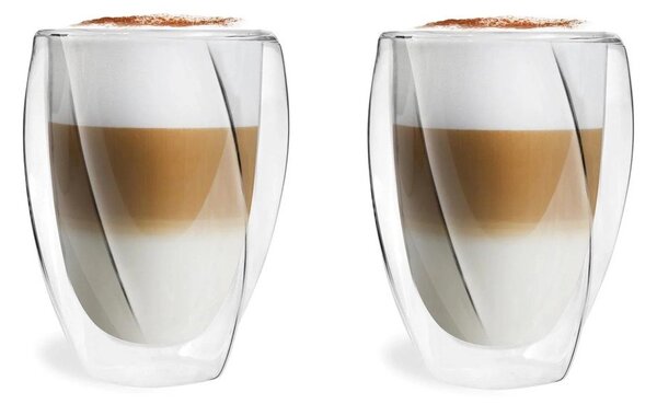 Комплект от 2 чаши за лате с двойни стени, 300 ml - Vialli Design