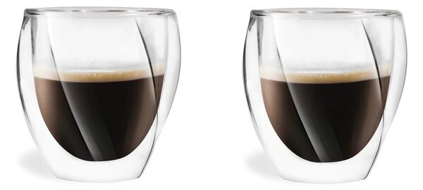 Чаши за капучино с двойни дъна в комплект от 2 бр. 250 ml Cristallo – Vialli Design