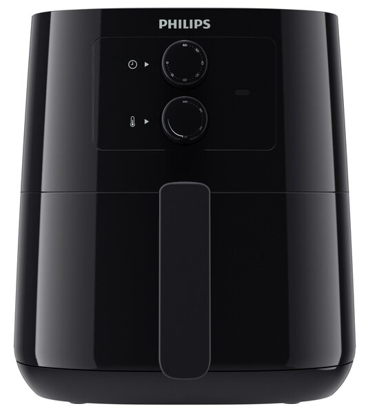 Фритюрник с горещ въздух Philips HD9200/90 AirFryer, горещ въздух, 4.1 л. вместимост, автоматично изключване, светещ индикатор, антихлъзгаща се основа, 1400W, черен