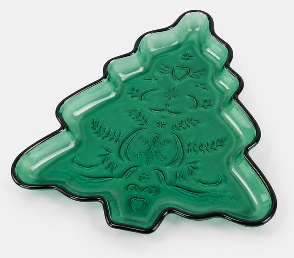 Sinsay - Коледна чиния във формата на елха - зeлeн