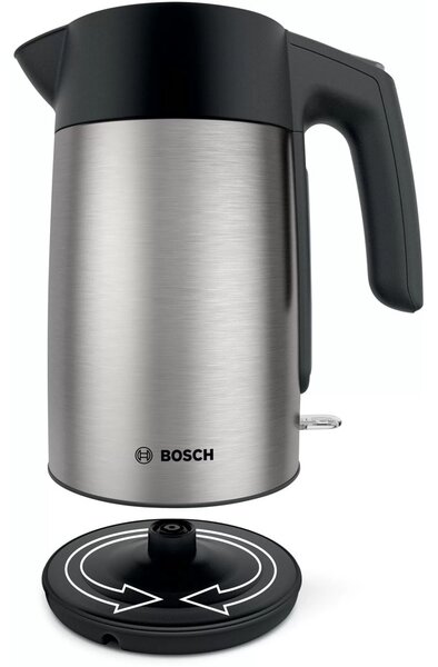 Електрическа кана Bosch TWK7L460, 1.7 л. вместимост, 2400W, инокс