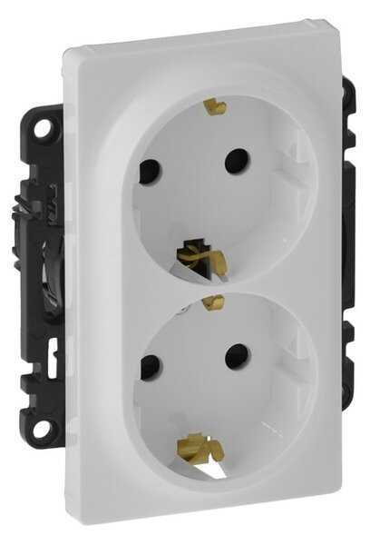 Контакт Legrand Valena Life, 16A, двоен, бял