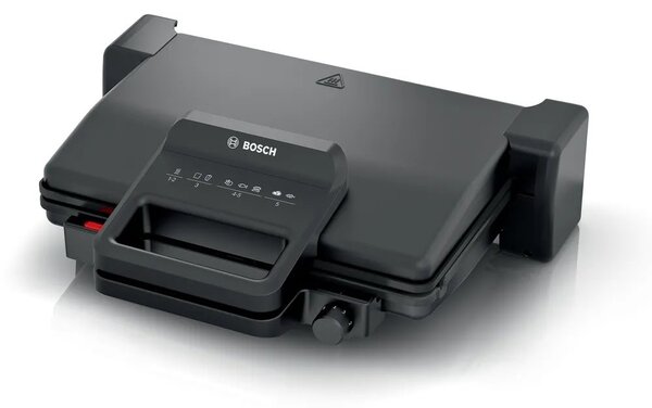 Грил преса Bosch TCG3323, незалепващо покритие на плочите, 2000W