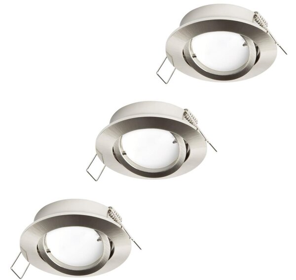 Eglo 31692 - Комплект 3x LED вградени осветителни тела TEDO 1xGU10/5W/230V