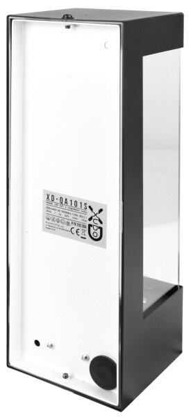 Външен стенен осветител със сензор 1xE27/15W/230V IP44, черен