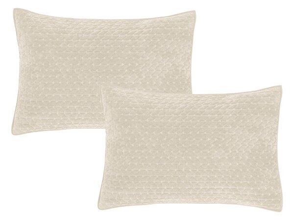Калъфки за възглавници в комплект 2 бр. 50x75 cm Attica Velvet Embroidered – Bianca