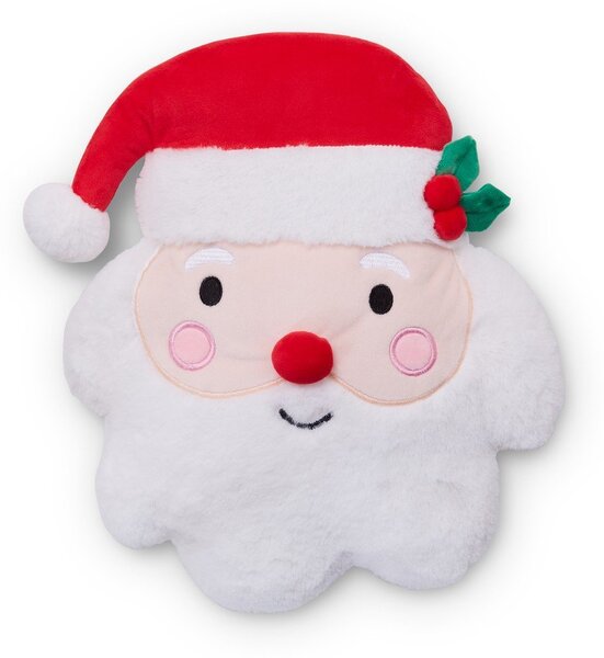 Плюшена декоративна възглавница с коледен мотив 38x32 cm Christmas Santa – Catherine Lansfield