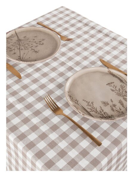 Памучна покривка за маса 150x150 cm Gingham – Tiseco Home Studio