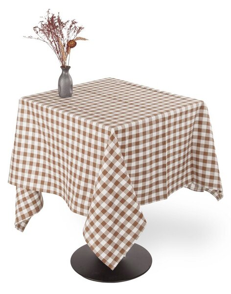 Памучна покривка за маса 150x150 cm Gingham – Tiseco Home Studio