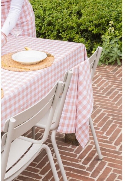 Памучна покривка за маса 150x150 cm Gingham – Tiseco Home Studio