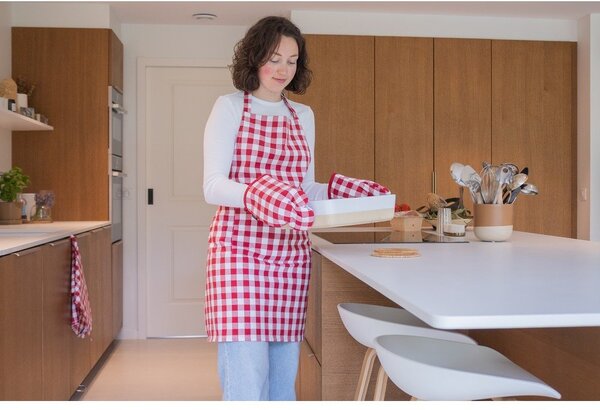 Памучена кухненска ръкавица Gingham – Tiseco Home Studio
