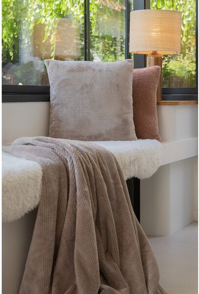 Декоративна възглавница от микроплюш 45x45 cm Pippa – Tiseco Home Studio