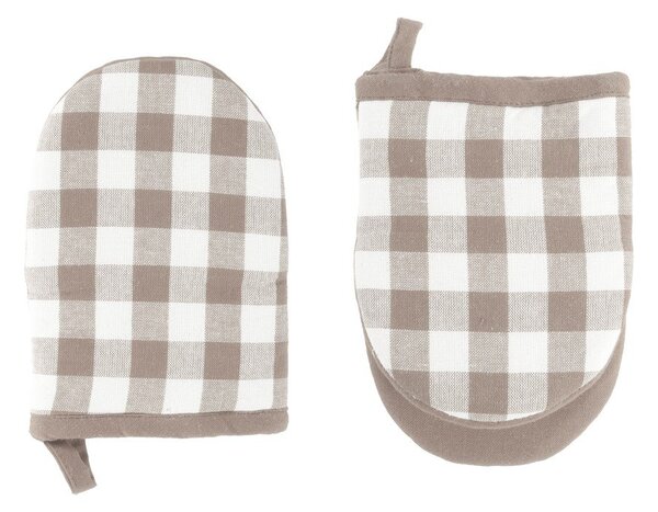 Памучни кухненски ръкавици в комплект от 2 бр. Gingham – Tiseco Home Studio