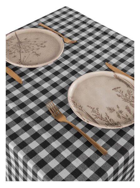 Памучна покривка за маса 150x150 cm Gingham – Tiseco Home Studio